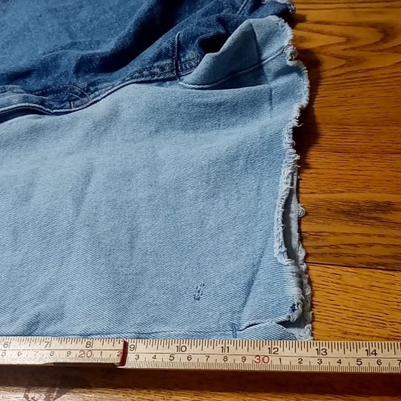 Aeropostale Jean Shorts Women 000 MOM SHORTS Denim Preowned Used Summer Spring - Picture 3 of 7